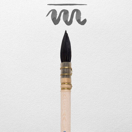 S 130 vuohenk.pyöreä 2 - Siveltimet, palettiveitset, paletit - 005981302 - 1