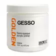GESSO 473 ML - Akrylfärger målningsmedium Golden - 002500192 - 1