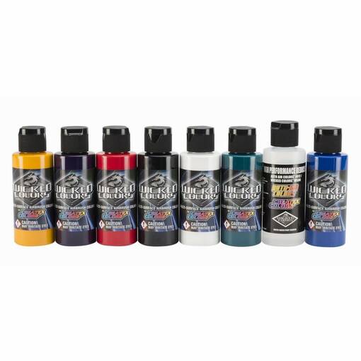 CREATEX WICKED 8x60ml #102 SAMPLER - Airbrush färger - 020050102 - 1