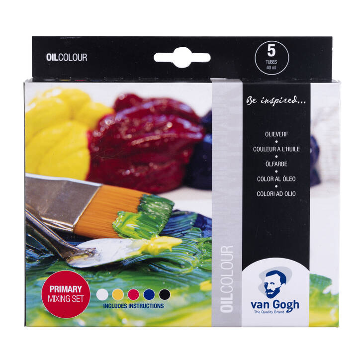 VG ÖLJY PRIMARY SET 5x40ml - Värit ja maalausaineet Huom! pakkasarat - 001721412 - 1