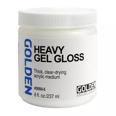 HEAVY GEL GLOSS 237 ML - Akrylfärger målningsmedium Golden - 002500052 - 1