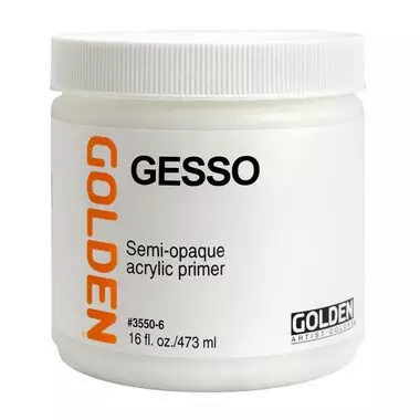 GESSO 473 ML - Akrylfärger målningsmedium Golden - 002500192 - 1