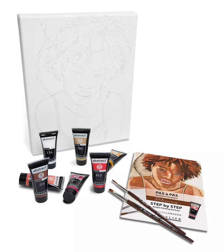 ABSTRACT ACRYL BLESSING STEP BY STEP SET - Färger och målningsmaterial - 003188602 - 1