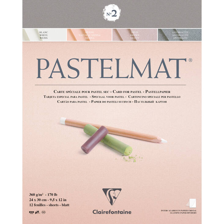 PASTELMAT PAD No.2 - Värilliset paperit ja pastellipaperit - 015003002 - 1
