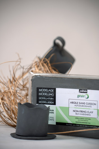 AIR-DRYING CLAY 1,5kgBLACK - Massat ja muovailu - 350756352 - 1