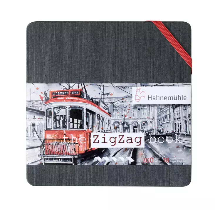 AKV.BOK ZIGZAG 14x14cm - Papper och block - 006701002 - 1