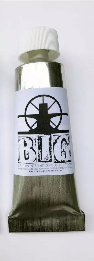 BIG 75ml MUSTA - Traditional etching / syväpaino -aineet - 009754202 - 1