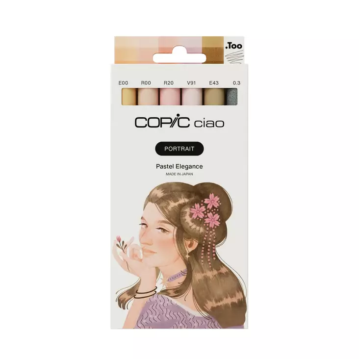 CIAO PORTRAIT SET 6 PASTEL ELEGANCE - Copic Ciao - 027025582 - 1