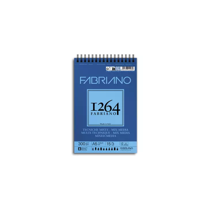 FABR. 1264 MIXED MEDIA A5 - Paperit ja lehtiöt - 006710842 - 1