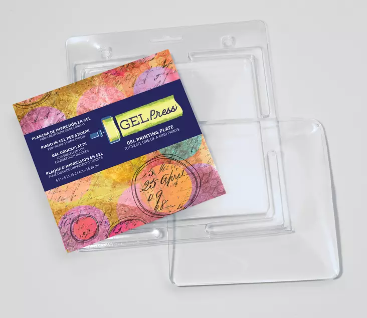 GEL PRESS 6"X6"/15,2x15,2cm GELLILEVY - Tryckredskap - 008623032 - 1