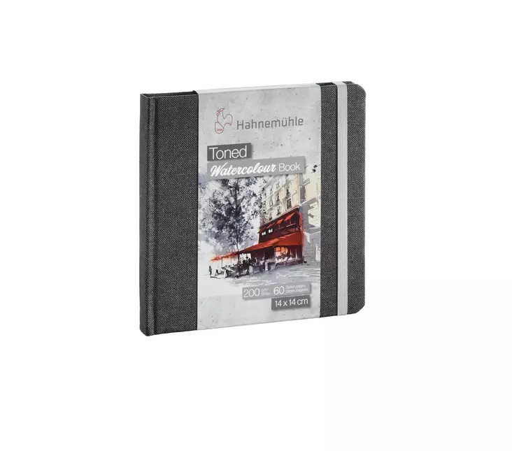 GREY W/C BOOK 14x14cm lopetettu koko - Paperit ja lehtiöt - 006700872 - 1