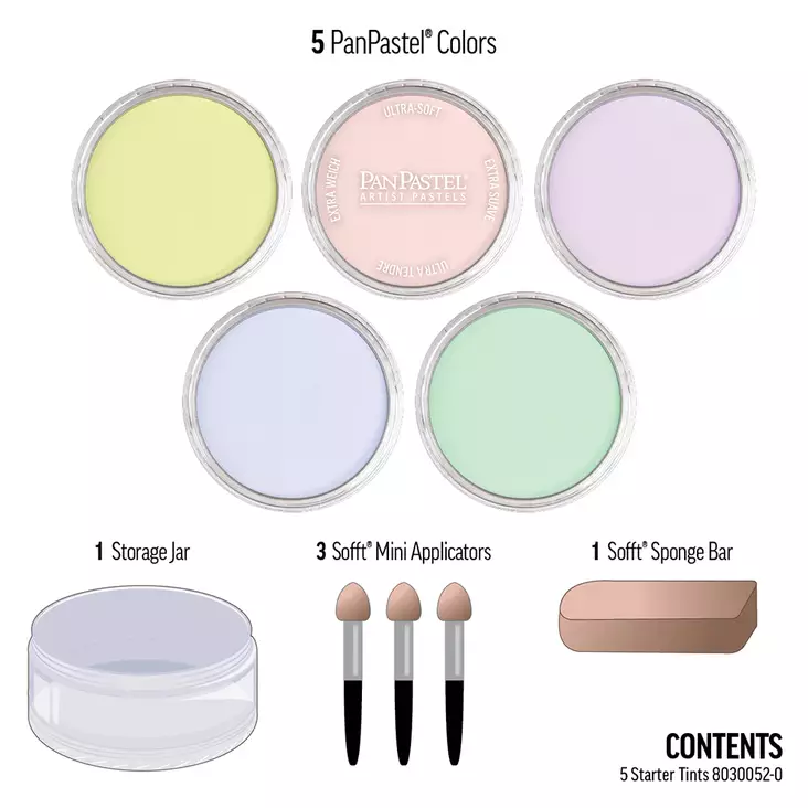 PANPASTEL START/TINTS(5) - Kynät, tussikynät, liidut, hiilet - 004210052 - 1