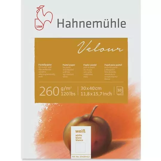 SAMETTILEHTIÖ 260g 30X40 VALKOINEN - Erikoispaperit, -kuoret - 006700612 - 1