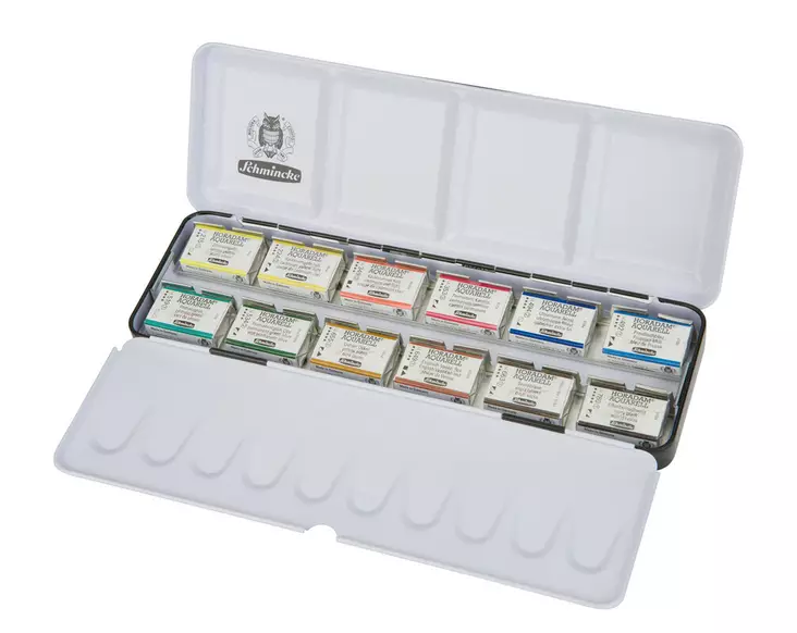 SCH. HORADAM 12 HELHUVUD - Akvarellfärger - 003226612 - 1