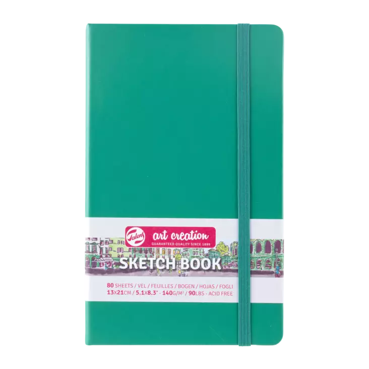 TAC BOK 13x21 SKOGSgrön fabriksutförande - Skissböcker - 006701672 - 1