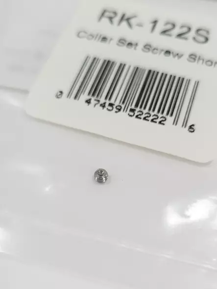RK-122S KROME COLLAR SET SCREW SHORT - Airbrush varaosat ja tarvikkeet - 011006123 - 2
