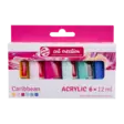 TAC ACRYL SET 6x12ml CARIBBEAN - Akrylfärgsset - 003156863 - 1