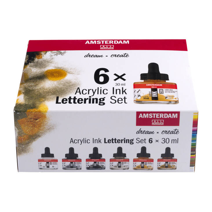 AAC INK SET LETTERING SET - Akryltusch - 003153903 - 1