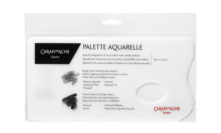 CDA AKVARELLIPALETTI 26X13 CM - Tarvikkeet piirtäjille ja taiteilijalle - 007011703 - 1