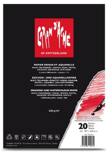 CDA BLOCK A3 FABRIKEN HAR SLUTAT - Akvarellblock - 006645403 - 1