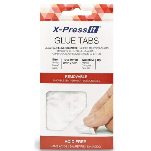 GLUE TABS 10*10mm REMOVAB tehdas lop. - Tarvikkeet piirtäjille ja taiteilijalle - 027075043 - 1