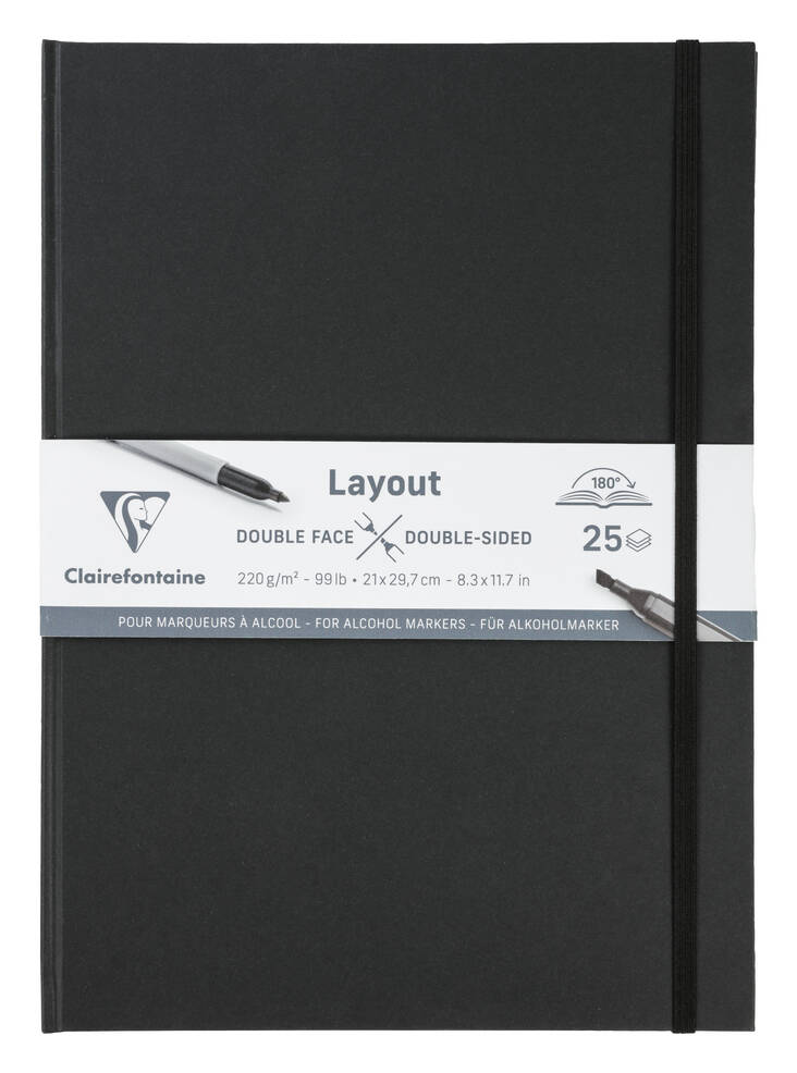 LAYOUT 220g A4, ALKOHOLTINTE - Markerpapper - 015000043 - 1