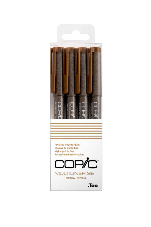 MULTILINER SEPIA SETTI 4 - Copic Multiliner - 027020873 - 1