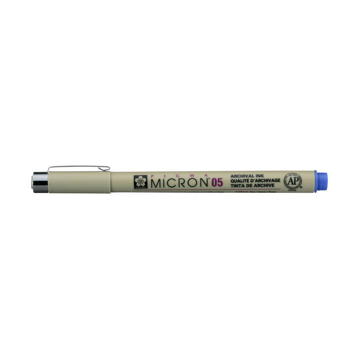 Sakura Pigma micron blå lösa pennor, 7 storlekar 0,2 mm - 0,5 mm - Fineliners - 018140053 - 1
