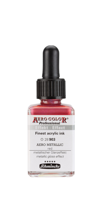 AERO METALLIC RED 28ml - Akryylimuste - 020001903 - 1