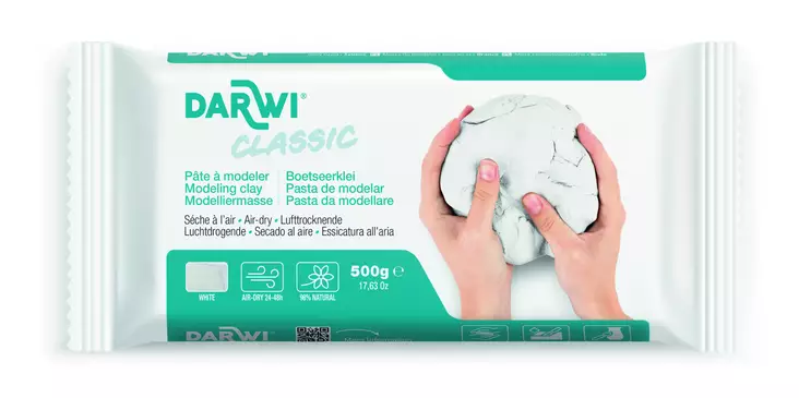 DARWI MASSA 0,5 KG vit - M Materialer och plastikk - 329000313 - 1