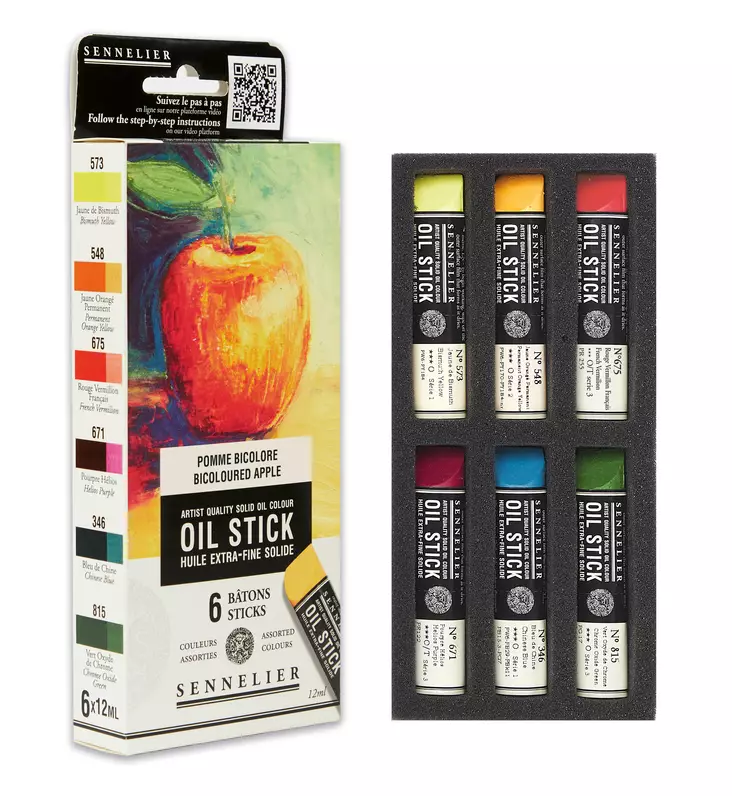 OIL STICK 6 MINISET BICOLOURED APPLE - Värit ja maalausaineet Huom! pakkasarat - 001301203 - 1