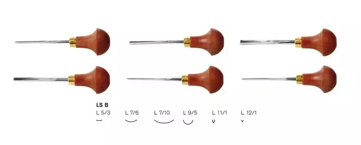PUU/LINO-VEISTOSETTI LS B - Puunveistoraudat ja Hobby-veitset - 007402923 - 1