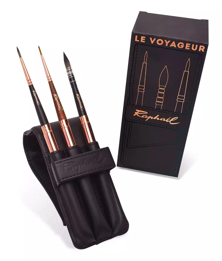 RAPHAEL TRAVEL BRUSH WALLET 3 - Akvarellisiveltim - 005885123 - 1