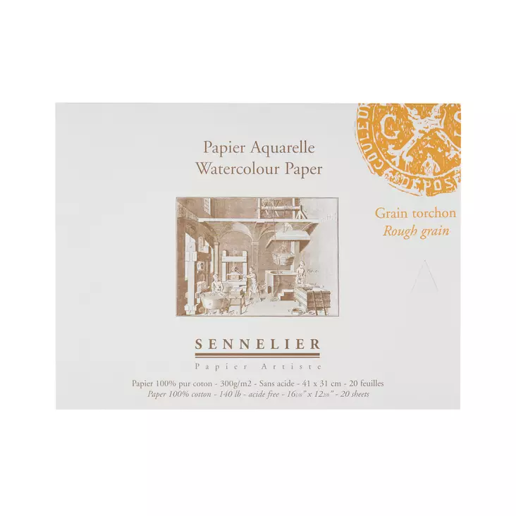 SENN.AKV.LEHTIÖ 41X31 R - Akvarellilehtiöt - 006713853 - 1