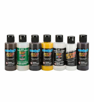AUTO-AIR REAL FIRE SET 7x120ml - Airbrush färger - 020060704 - 1