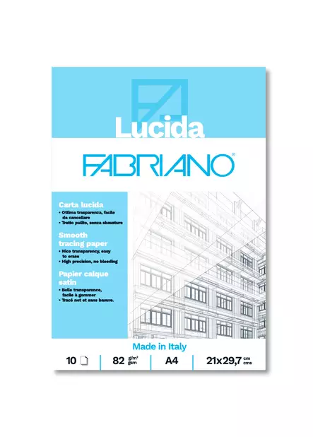 FABR.KUULTOPAP.LEHTIÖ A4 LUCIDA - Teknisen piirtämisen paperit - 024005804 - 1