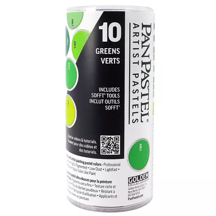 PANPASTEL GREENS (10) - Kynät, tussikynät, liidut, hiilet - 004210104 - 2