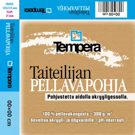 PINGOITETTU PELLAVA 33x24 - Kankaat, maalauspohjat ja kiilapuut - 006103324 - 1