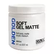 SOFT GEL MATTE 237 ML - Akryylivärien maalausaineet Golden - 002500024 - 1