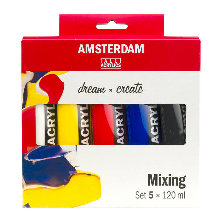 AAC MIXING SET 5x120ml - Färger och målningsmaterial - 003154004 - 1