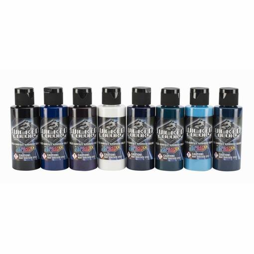 CREATEX WICKED 8x60ml #114 COOL - Airbrush maalit - 020050114 - 1
