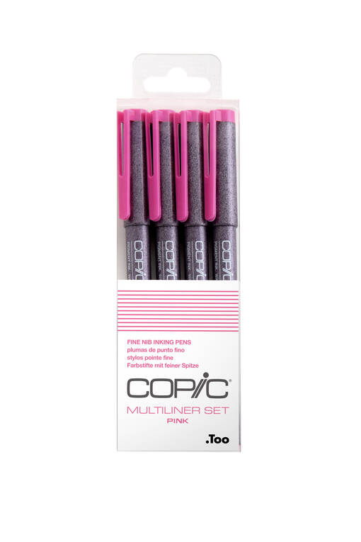 MULTILINER PINK SETTI 4 - Copic Multiliner - 027020884 - 1