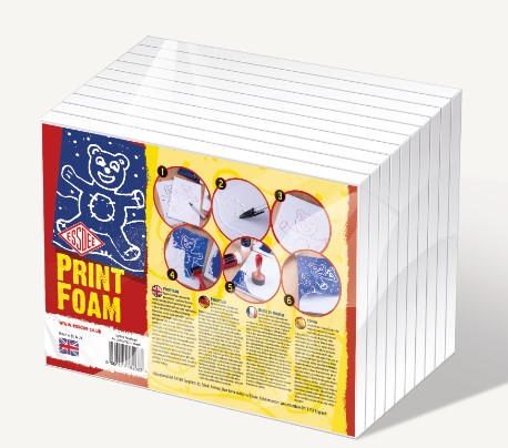 PRINT FOAM A4 9 MM PAKSU - Linopainon tarvikkeet - 008623004 - 1