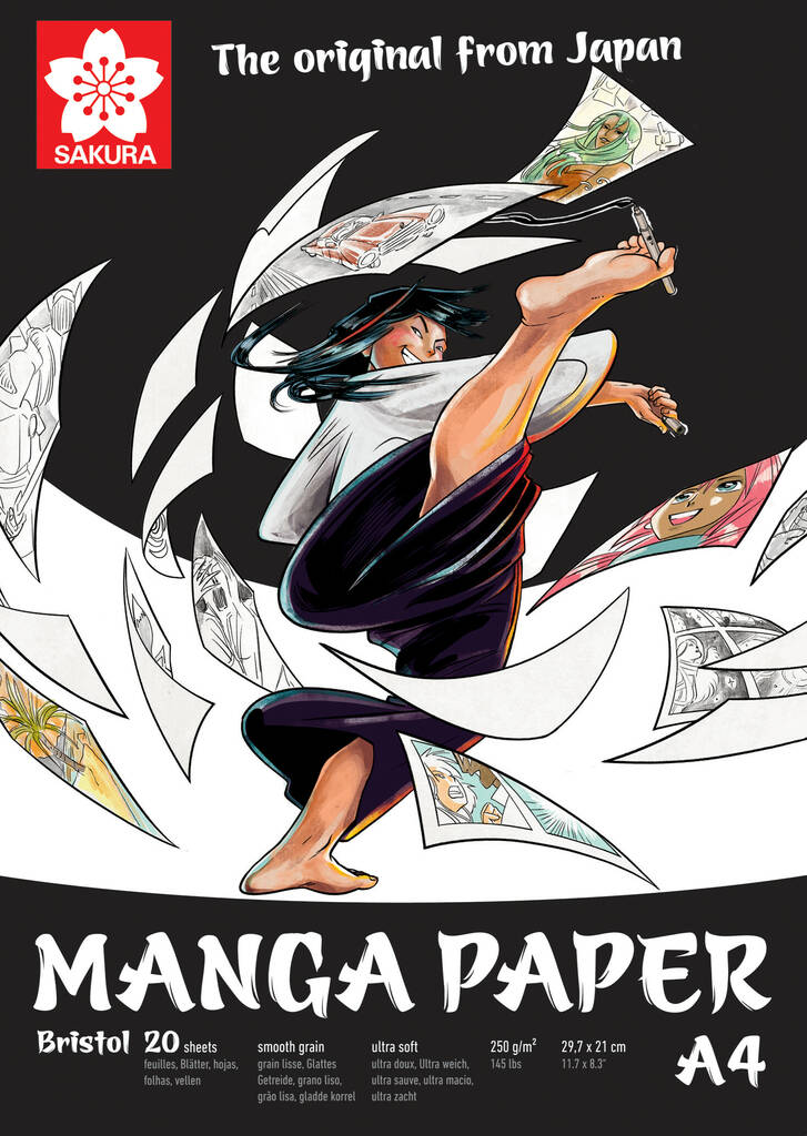SAKURA MANGA PAPER A4 - Paperit ja lehtiöt - 006622004 - 1