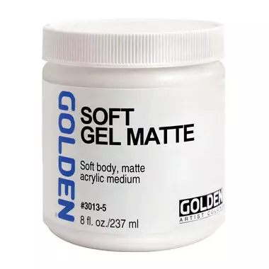 SOFT GEL MATTE 237 ML - Akryylivärien maalausaineet Golden - 002500024 - 1