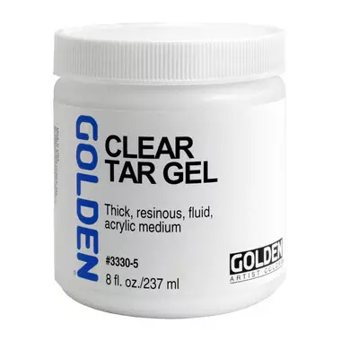 CLEAR TAR GEL 237 ML - Akrylfärger målningsmedium Golden - 002500094 - 1