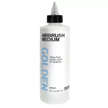 AIRBRUSH MEDIUM 237 ML - Akrylfärger målningsmedium Golden - 002500374 - 1