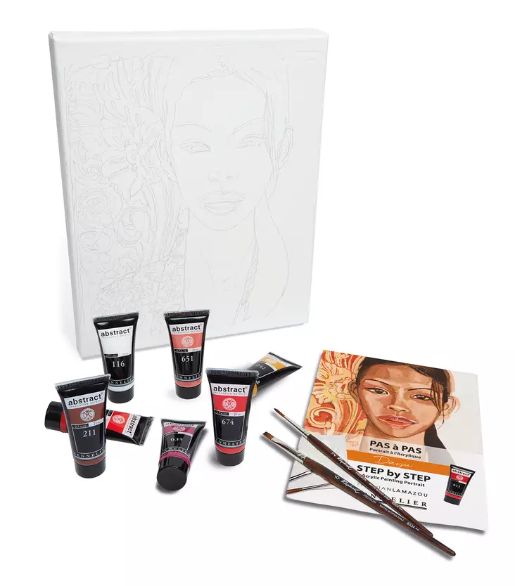 ABSTRACT ACRYL DAJU STEP BY STEP - Värit ja maalausaineet Huom! pakkasarat - 003188604 - 1