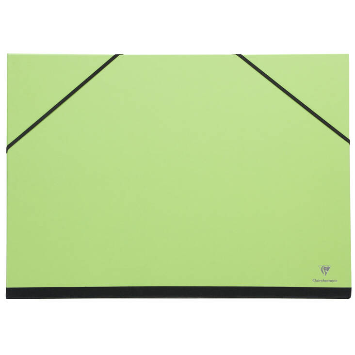 FOLDER 37x52cm GREEN A3+ - Kansiot, salkut ja putket - 015005024 - 1