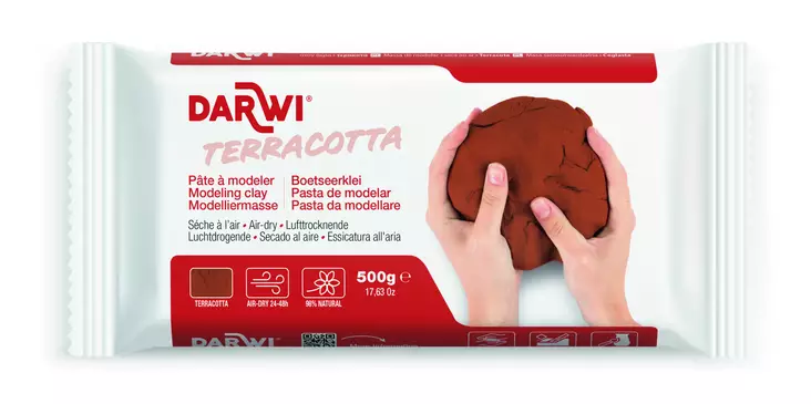 DARWI MASSA 0,5 KG terracotta - M Materialer och plastikk - 329000314 - 1